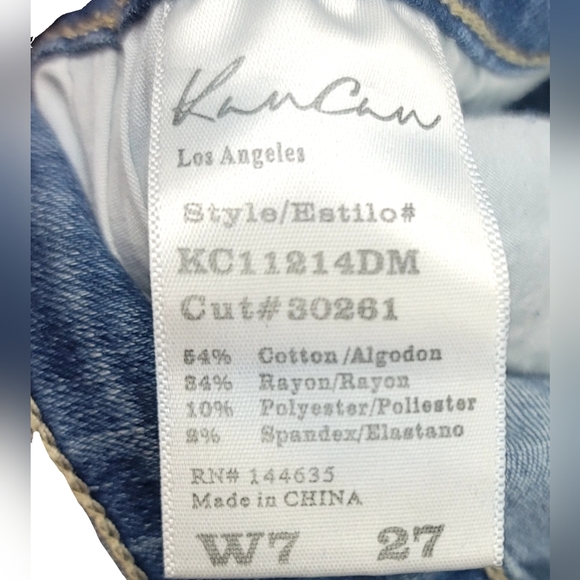 Kancan Women's Mid Rise Skinny Jeans, size 27 - Picture 7 of 8